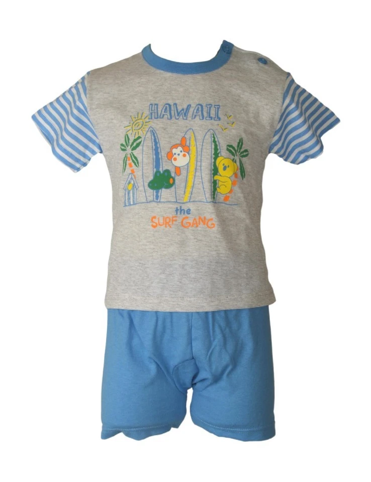 Pyjama pour nouveau-né DREAM SONDESTO, t-shirt à manches courtes, short à ouvert - Photo 1/1