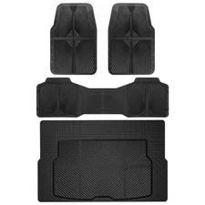 CAR PASS Rubber Floor MatsCargo Liner,Waterproof Trucks Mats Heavy Duty,All W...