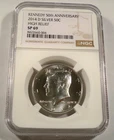 2014-D 50c SILVER NGC SP69 HIGH RELIEF KENNEDY HALF DOLLAR  50th ANNIVERSARY
