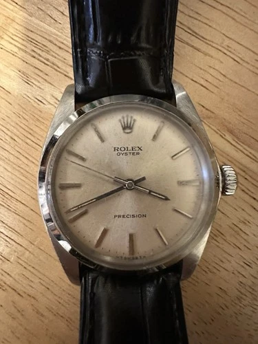 Vintage Rolex Oyster Precision 6426  34mm Champagne Dial
