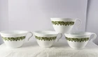 Set of 4 Vintage Corelle CRAZY DAISY Spring Blossom Hook Handle Coffee/Tea Cups