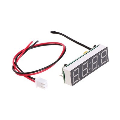 Digital Car LED Electronic Clock for Time Temperature Voltage 3 in 1 Meter 12V 5