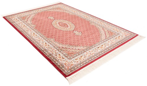 Tabriz Medallón Machine Woven Rug Persian Various Sizes - Rug, Carpet, Red - Picture 3 of 35