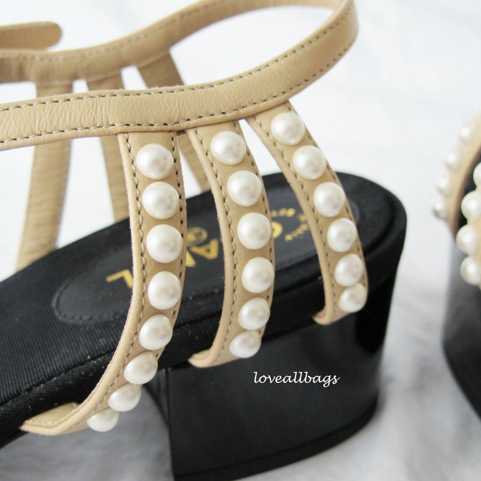 AUTH CHANEL D'ORSAY SANDALS SHOES - SZ 38.5 BLACK BNIB - SOLD OUT! image 8