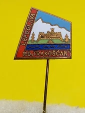 Alpinism, mountaineering, climbing - PD TRAKOSCAN Lepoglava, Kasun 1960s pin !