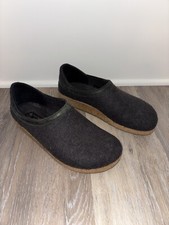 Haflinger Wool Clog Size 45 Grey Gray Cork US Size 12
