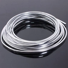49FT Car Door Edge Trim Molding Chrome Seal Strip Scratch Protector Guard Decor