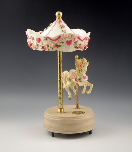 SAN FRANCISCO SPIELUHR HEART'S DESIRE CAROUSEL LTD.ED OF 5,000 SPIELUHR 12" - Bild 6 von 8