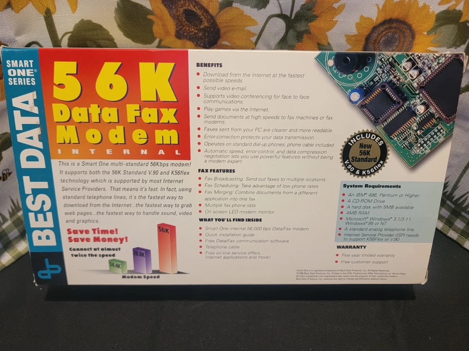 New In Box. 56K Data Fax Modem - Image 2 of 4