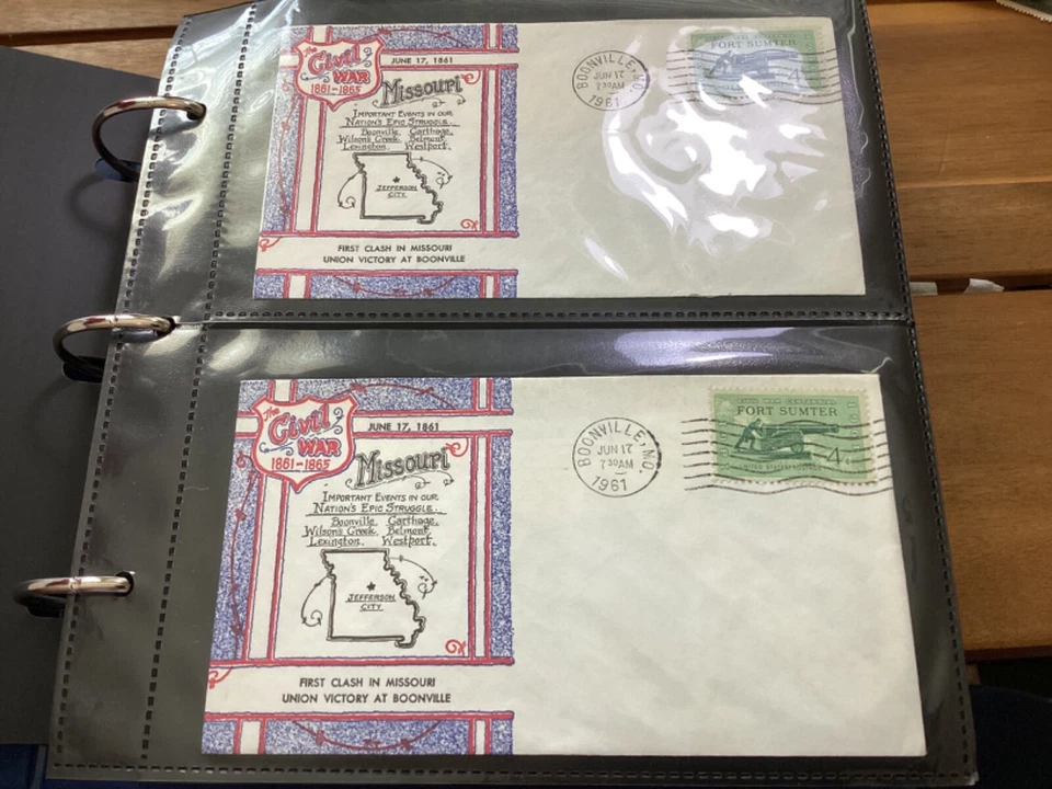 ICOLLECTZONE BOX LOTS & COLLECTIONS  Civil War FDC in new 200 Ct Album (LG006) - Image 2 of 4