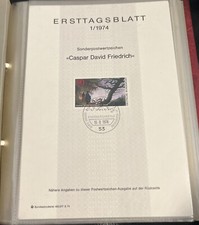 ETB Briefmarken Sammlung 1975 24 St&uuml;ck Mit Album