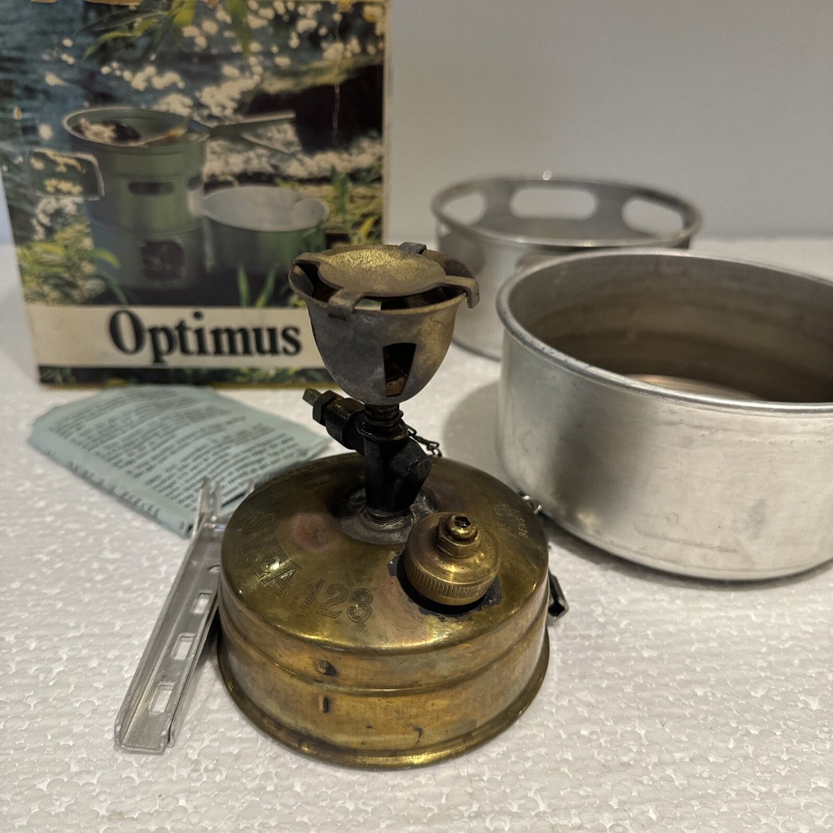 オプティマス Optimus 88 Svea 123 ストーブ クッカーセット Optimus 88 Svea 123 Gas Camp Stove Cook Set • Backpacking • Sweden