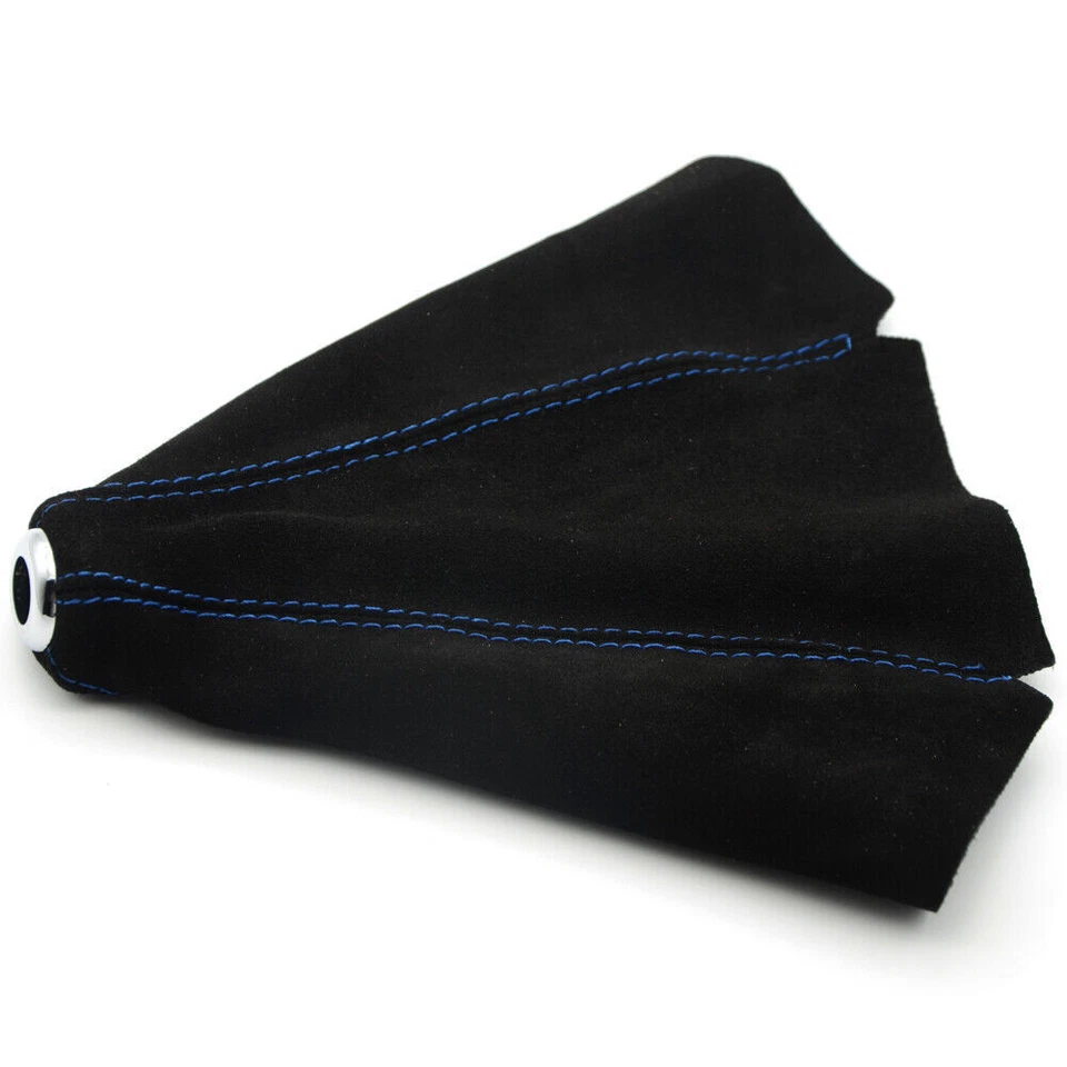 1x Gamuza Cuero Coche Cambio Cuello Manual Palanca Cambio Perilla Cambio Bota Cubierta Negro Foto 2 de 4