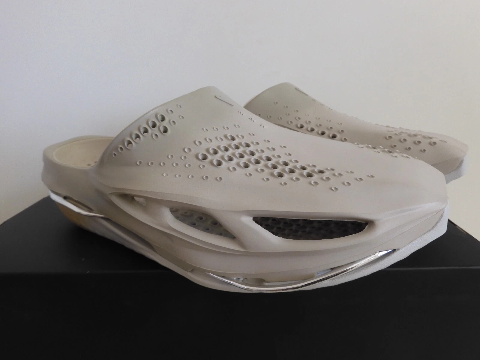 NIKE MMW 5 SLIDE "SANDALI" OSSO CHIARO OSSO CHIARO CROMO TG 14 [DH1258 001]