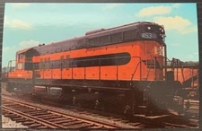 BESSEMER&LAKE ERIE 453 ELECTRO-MOTIVE LOCOMOTIVE 1960'S COLOR POSTCARD NEW