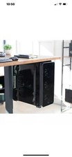 VIVO Black Under-Desk PC Adjustable Strap Mount-Computer Case Holder MOUNT-PC02S