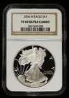Photo of a 2004-W American Silver Eagle Proof from an eBay listing that sold on Jan 14, 2026