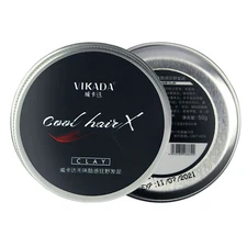 VIKADA Matte Hair Styling Wax Men Hair Styling Mud Strong Hold Non Greasy S7B1