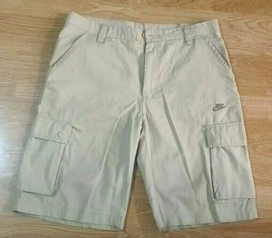 beige nike shorts