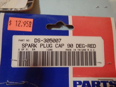 Parts Unlimited - DS-305007 - Flashing Spark Plug Cap, 90 Degree