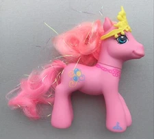 Vintage Hasbro G3 MLP My Little Pony PINKIE PIE Core Friend CROWN Pony Toy 2007