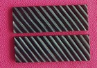 1 paire plaquettes VÉRITABLE CORNE DE BUFFLE GRAVÉES pour coutellerie
