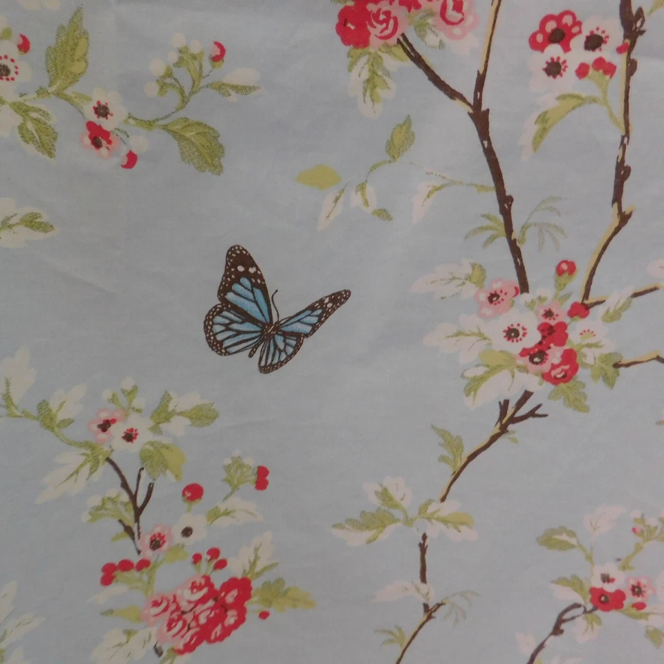 NOVA Camisola de Algodão Portuguesa Sem Mangas Azul Floral Algodão Gramado Tamanho Grande - Imagem 2 de 4