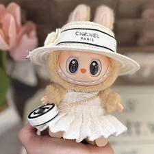 17cm Doll Clothes For Labubu Monster Outfit Sweet Princess Dress V1 V2 V3 High-Q