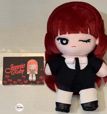 Miniso x Jennie Ruby Plush Doll 20cm Red Pop Up Blackpink CHINA