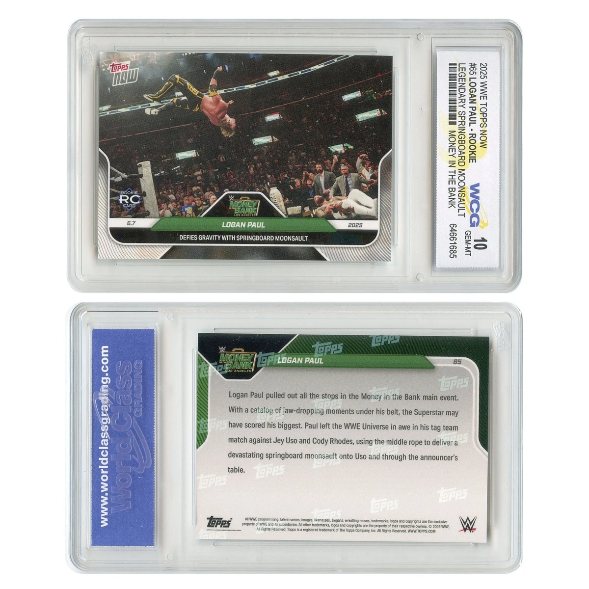 Wrestling Graded Sports Trading Cards & Accessories for sale | eBay