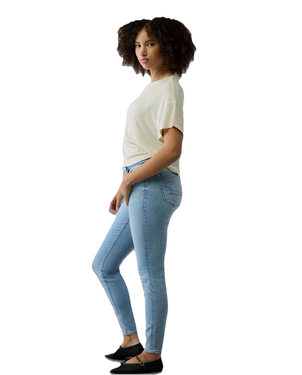 American Eagle Next Level Curvy High Waisted Jeggjng 2 Regular image 5