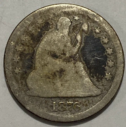 1876 - Seated Liberty Quarter - Exact Coin Imaged #SL115