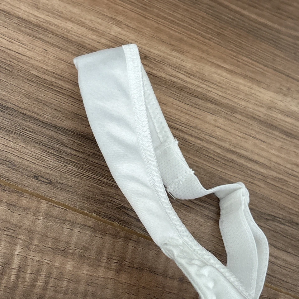 Sujetador De Colección Vanity Fair 34 D Blanco 75-074 Brillante Suave Nuevo Con Etiquetas Foto 4 de 4