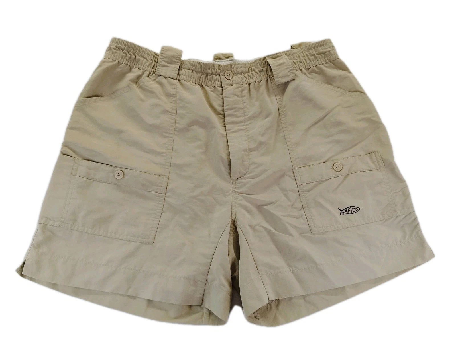 AFTCO Utility Shorts Men's Tan Beige Elastic Waist Classic Fishing Outdoor - 40L
Opens in a new wind