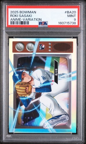 Roki Sasaki [Kanji Variation] #BA-20 2025 Bowman Anime card