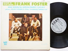 FRANK FOSTER Basie Is Our Boss LP ARGO LP-717 US 1963 DG MONO JAZZ John Young