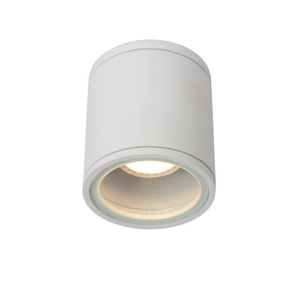 Deckenspot Aluminium Weiß KüChe Bad Esszimmer GU10 Ø9 Cm Aufbaustrahler Rund-image