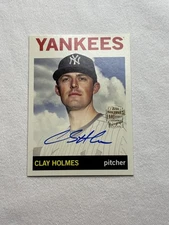 2023 Topps Archives Clay Holmes #64FF-CH Auto Fan Favorites New York Yankees