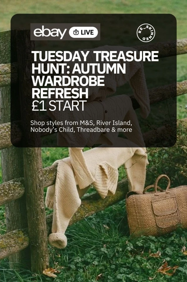 The Tuesday Treasure Hunt: Autumn Wardrobe Refresh - £1 Starting Bid