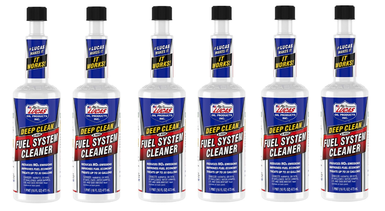 10512 Set Of 6 Deep Clean Fuel System Cleaner 16 Ounce Bottl