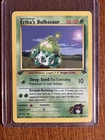 [NM/MINT] 2000 Pokemon Gym Challenge Erika's Bulbasaur 1st Edition #39/132