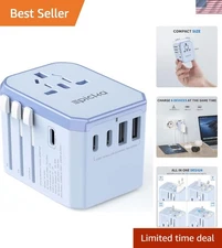 Portable Universal Charger with Multiple USB Ports for Travel & Business Use