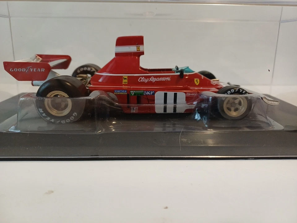 034 1/24 F1 Ferrari 312 N3-74 Regazzon 1974 Centauria Atlas Panini Salvat Altaya - Immagine 3 di 4