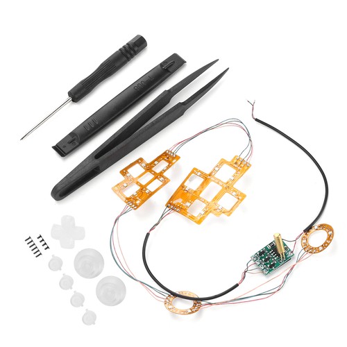 6‑Color Luminated D‑Pad Thumbsticks Dtf Led Buttons Kit For Controller AM - Afbeelding 4 van 21
