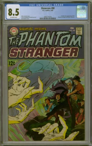 Showcase #80 (1969) CGC 8.5 OW PAGES 1st Silver Age Phantom Stranger! K