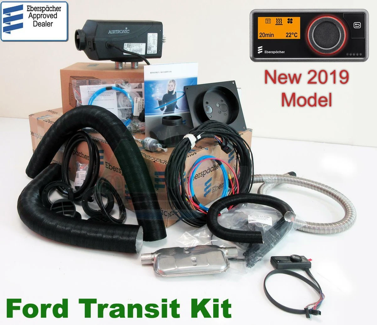 FORD TRANSIT EBERSPACHER AIRTRONIC D2L MOUNTED CAMPERVAN DIESEL HEATER VAN  KIT | eBay