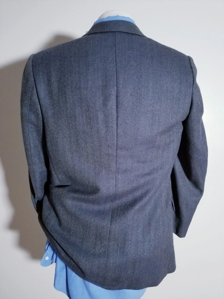 Abrigo Blazer Chaqueta De Colección D'Avenza 40R 50R LANA TWEED VERDE AZUL NARANJA DEPORTIVO Foto 3 de 4