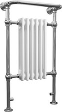 Image of UK Radiators White Electric Bathroom Radiator Towel Rail 963x583mm|300w WIFI