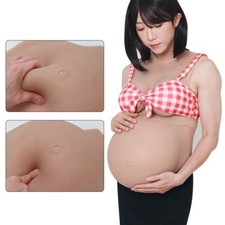 Roanyer Silicone Pregnant Belly Fake Belly Bump all months for Crossdresser