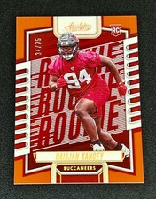 2023 PANINI ABSOLUTE SPECTRUM ORANGE 155 CALIJAH KANCEY ROOKIE /75 BUCCANEERS RC